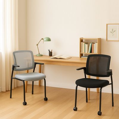 자세 교정 집중력 회의실 블랙 학생의자 30T FB5107