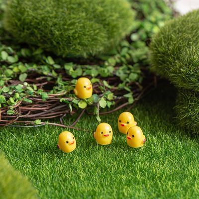 둥근 병아리 미니어처 10P