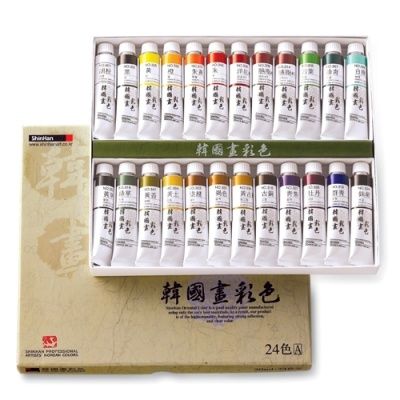 [신한화구] 한국화물감24색 20ml [세트/1]  86500