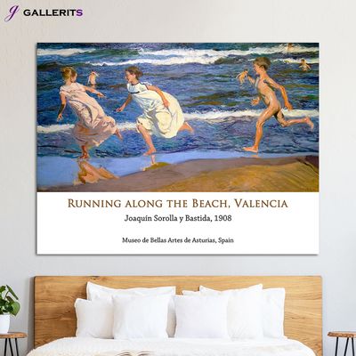 호아킨소로야 그림 거실 인테리어 액자 명화 여름해변