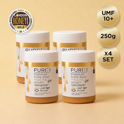 퓨리티 뉴질랜드 마누카꿀 UMF10+ MGO300 250g 4set