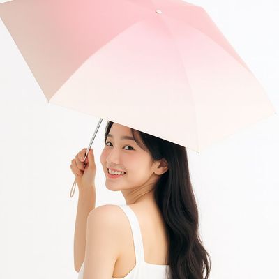 파스텔 5단 초경량 미니 양산(WFJHKAW)