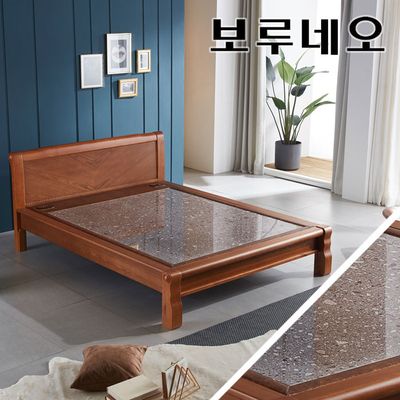 [랜선할인]보루네오 온열 맥반석 돌침대 퀸 YS301Q