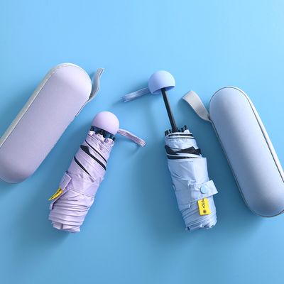 1+1 초경량 5단 미니 우산 양산 겸용_암막 (5컬러)