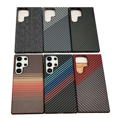삼성 갤럭시 고급 탄소 섬유 핸드폰 케이스