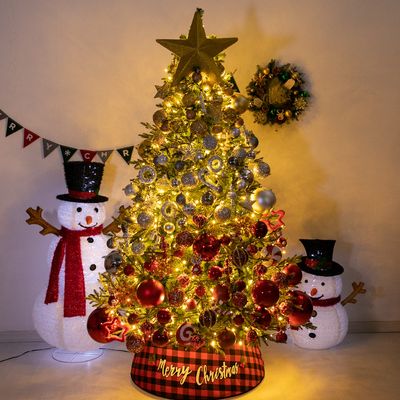 크리스마스트리 장식 풀세트 레인보우라인 210cm 단면