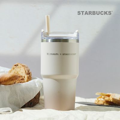 스탠리x스타벅스 DT2.0켄처 투톤브라운 텀블러 591ml