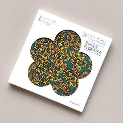 제이씨핸즈 이너플라워 손수건 01_Flower of Yellow