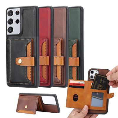 갤럭시 s24 s23 s22 가죽 카드 지갑 거치대 폰 케이스