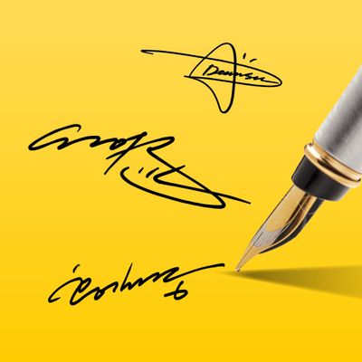 누적 3만명)나만의 멋진 사인만들기(B:결제+서명형)