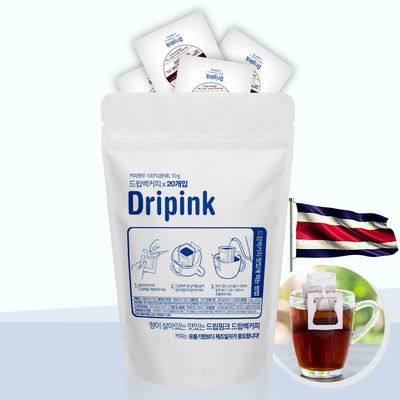드립핑크 코스타리카 10g x 20봉 드립백커피
