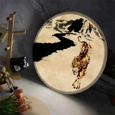 nd756-LED액자45R_용맹한호랑이수묵화_LED사인