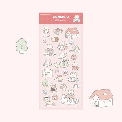 [꾸밍] 곰마토 씰스티커_곰마토 타운