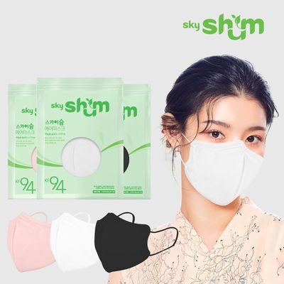 스카이슘 KF94 새부리형 대형 기획팩 마스크 100매
