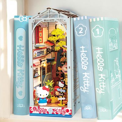 핸즈크라프트 헬로키티DIY미니어처 키티의 타운스퀘어