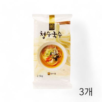 WL 청수식품 청수국수 2.5kg X 3개 소면 대용량 업소용 식당용식자재 비빔소면 비빔국수면(WFLQPA0)