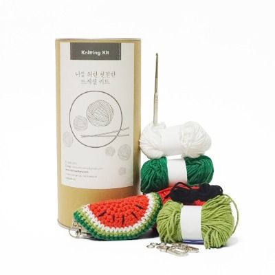 멜로우 수박 키링 니팅키트