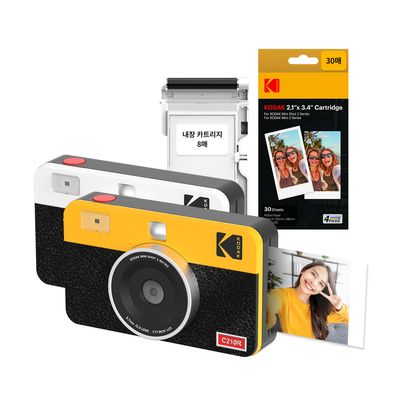 코닥 포토프린터 즉석카메라 미니샷2 C210R+38매 번들