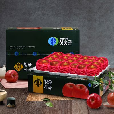 [산소카페] 산지직송 청송 꿀사과(정품) 5kg/23과내