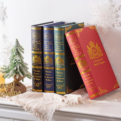 엔틱 종이책 모형 1P