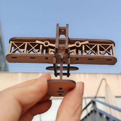 3D입체퍼즐 나무퍼즐 라이트형제 비행기 만들기 수업 놀이키트 장난감 집콕놀이 취미