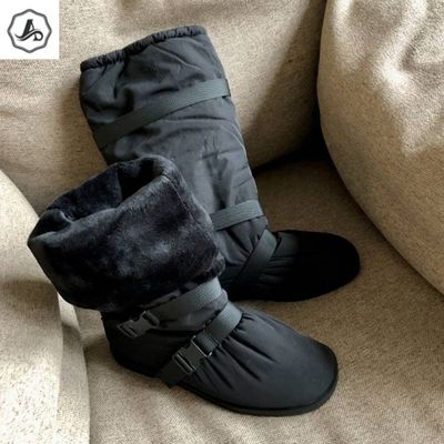 [애슬릿]패딩 부츠 롱 기모 안감 여성 겨울 버클