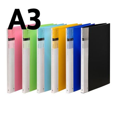 문화 인덱스클리어화일 A3 청색 F520-82