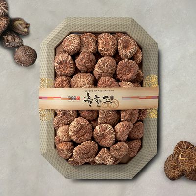 [믿음영농조합] 강진 명품 흑화고 400g/보자기