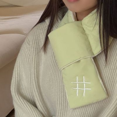 [유오코] 메론빵 패디드 머플러 [메론-크림]