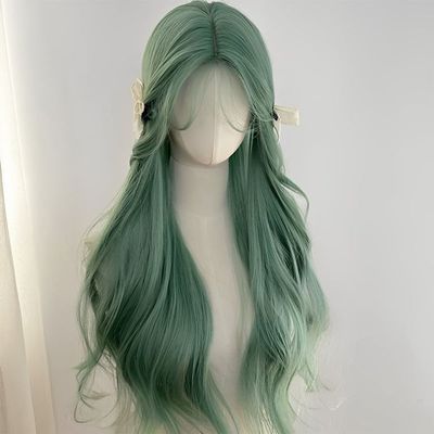 에쉬그린 코스프레 여신 웨이브 긴머리 통가발 촬영용 패션가발 판타지 스타일 가발(WFIX3RU)