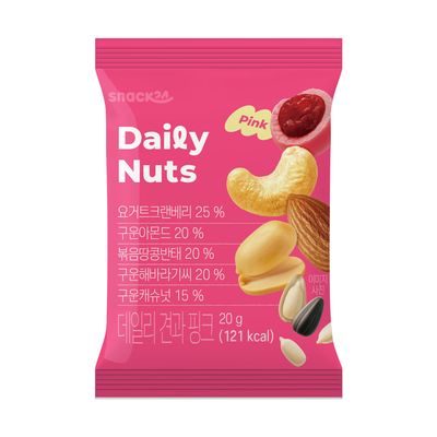 스낵24 데일리견과핑크 30개입
