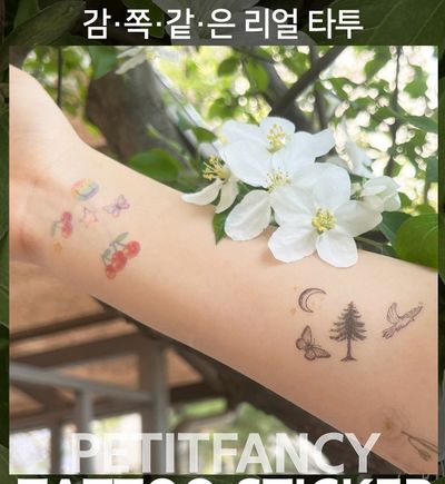 타투스티커 쁘띠팬시65종