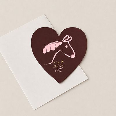 오호리 2026 에디션 하트 카드 | Love. Hope. Love