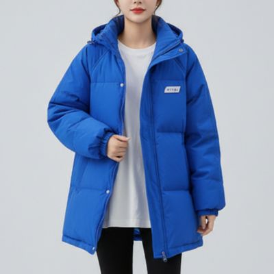 캐주얼 점퍼 패딩 여자 여성 하이넥 아우터