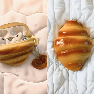 노릇 구워진 고소한 크루아상 에어팟 프로 케이스