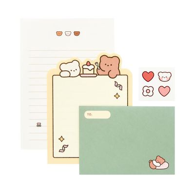 아트박스 고미 편지지 돔송