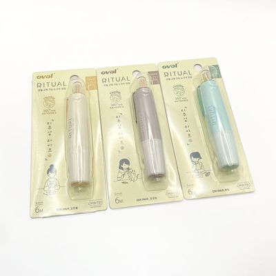 OVAL 리추얼 노크식 수정테이프