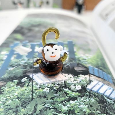 유리 미니어쳐 십이지 띠 동물 원숭이