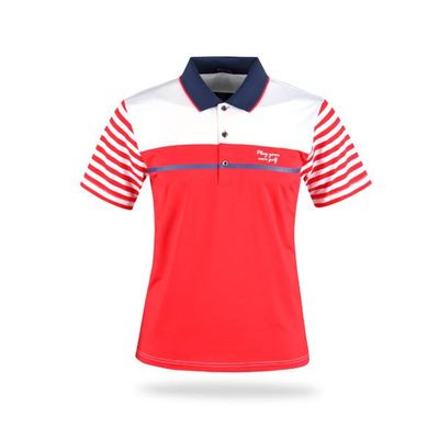 파크타운 남성 아이스쿨 줄지 반팔 카라셔츠 RM20M424