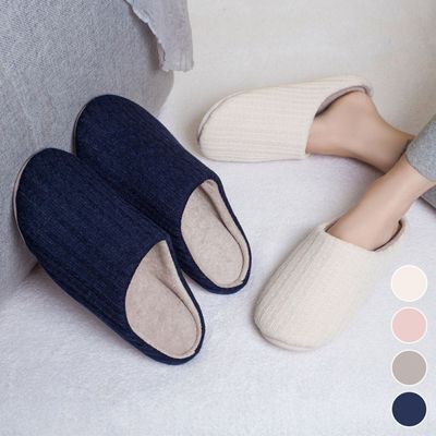 소프트 인기 소음방지 면 실내 슬리퍼(WFGSGWD)