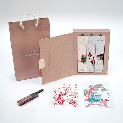 카라영 인센스 부용향 선물세트(종이가방+라이터)