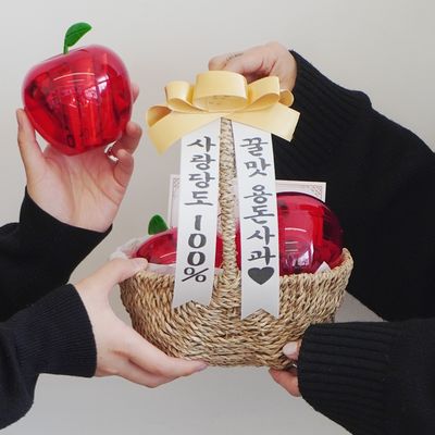 리본 화환 사과 돈 용돈 바구니 박스 부모님 이벤트