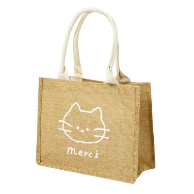 아트박스 메르시냥이 황마쇼핑백