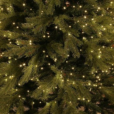 LED 500구 검정선 전구 12.5m 전원잭포함 웜색