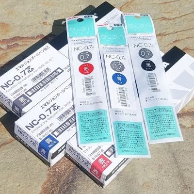 제브라 블렌 0.7mm 단색볼펜 리필심 NC-0.7 1다스