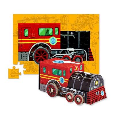 Locomotive 48pcs Vehicle Puzzle