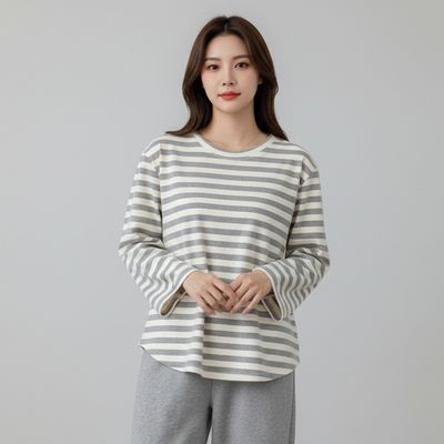 홈웨어 상하 세트 캡내장 잠옷 긴팔 바지 노브라