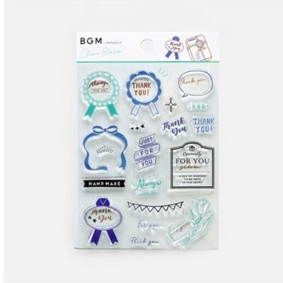 [BGM]다꾸-클리어 스탬프(리본)/BT-CS058