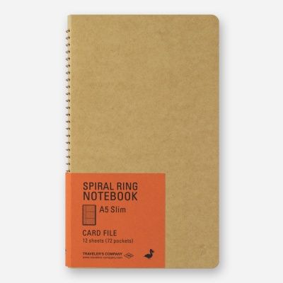 SPIRAL RING NOTEBOOK (A5 Slim) Card File