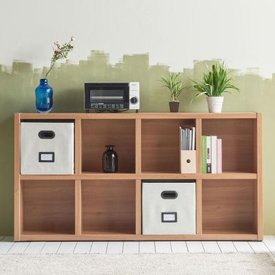 도넛 2단 1600 와이드 낮은 책장 가로 오픈형 (착불)